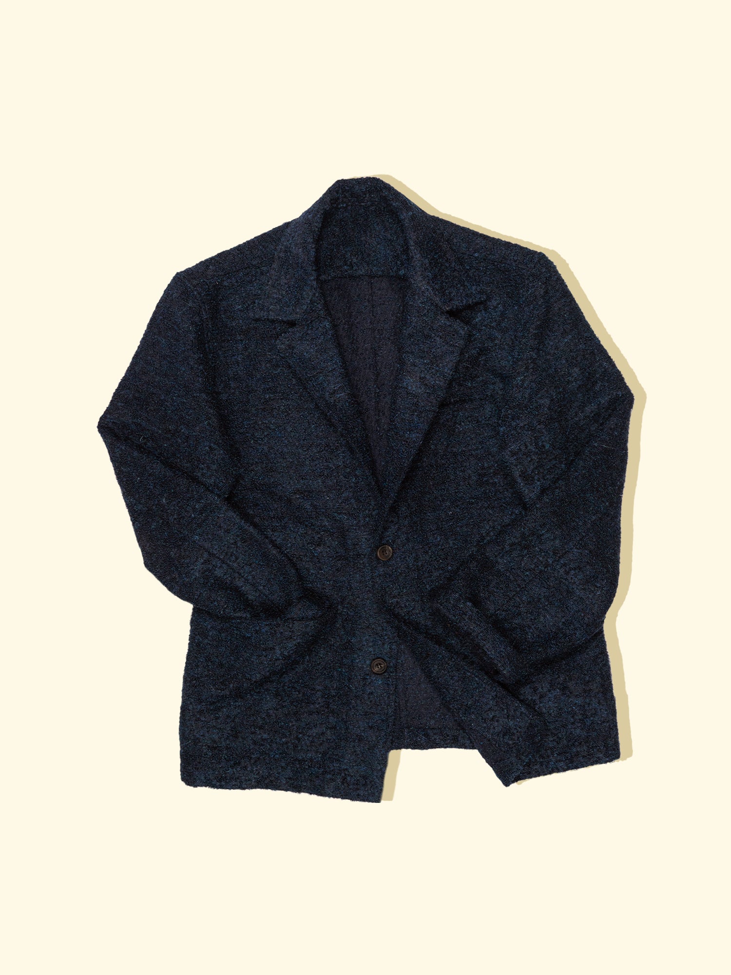 Lazyman Jacket Teal Boucl The Anthology