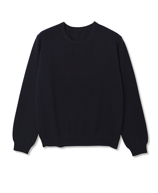 Cashmere CREW NECK SWEATER 12 GAUGE