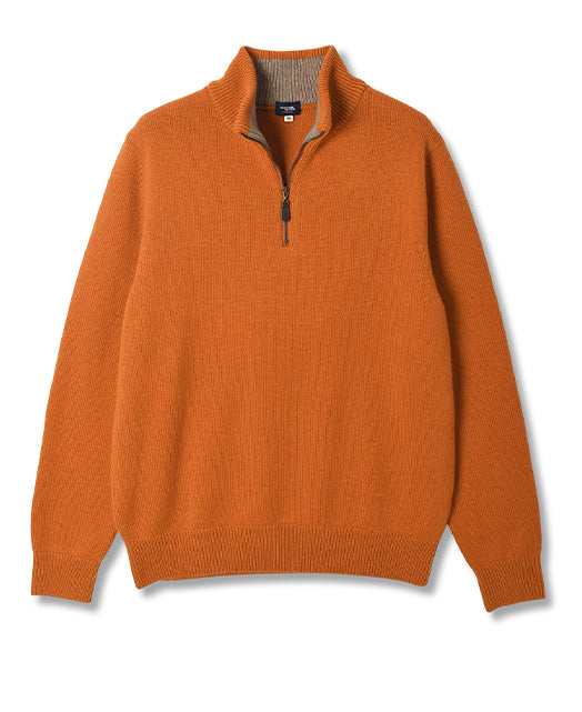 CASHMERE Zipup COLLAR Sweater