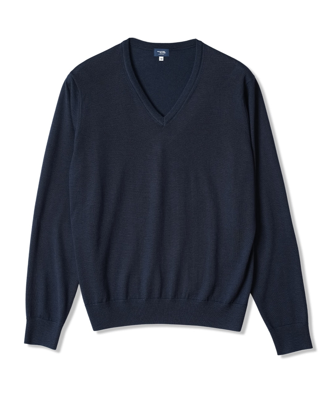 Ff30g V Neck Sweater Super Extra Fine Merino