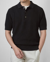 Dry touch knit polo