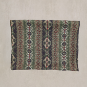 Fairisle Print Silk Scarf By Echo For Anderson Sheppard
