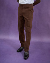 Flat Front Trouser Cotton Drill
