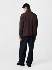 Noam Tropical Wool Pant In Darkest