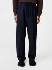 Noam Tropical Wool Pant In Darkest