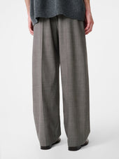 Noam Tropical Wool Pant In Warm Grey