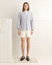 Newton Stripe Polo - Blue