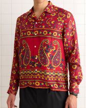Cherry Paisley Long Sleeve Shirt