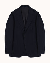 Sport Jacket - Navy High Twist Linen