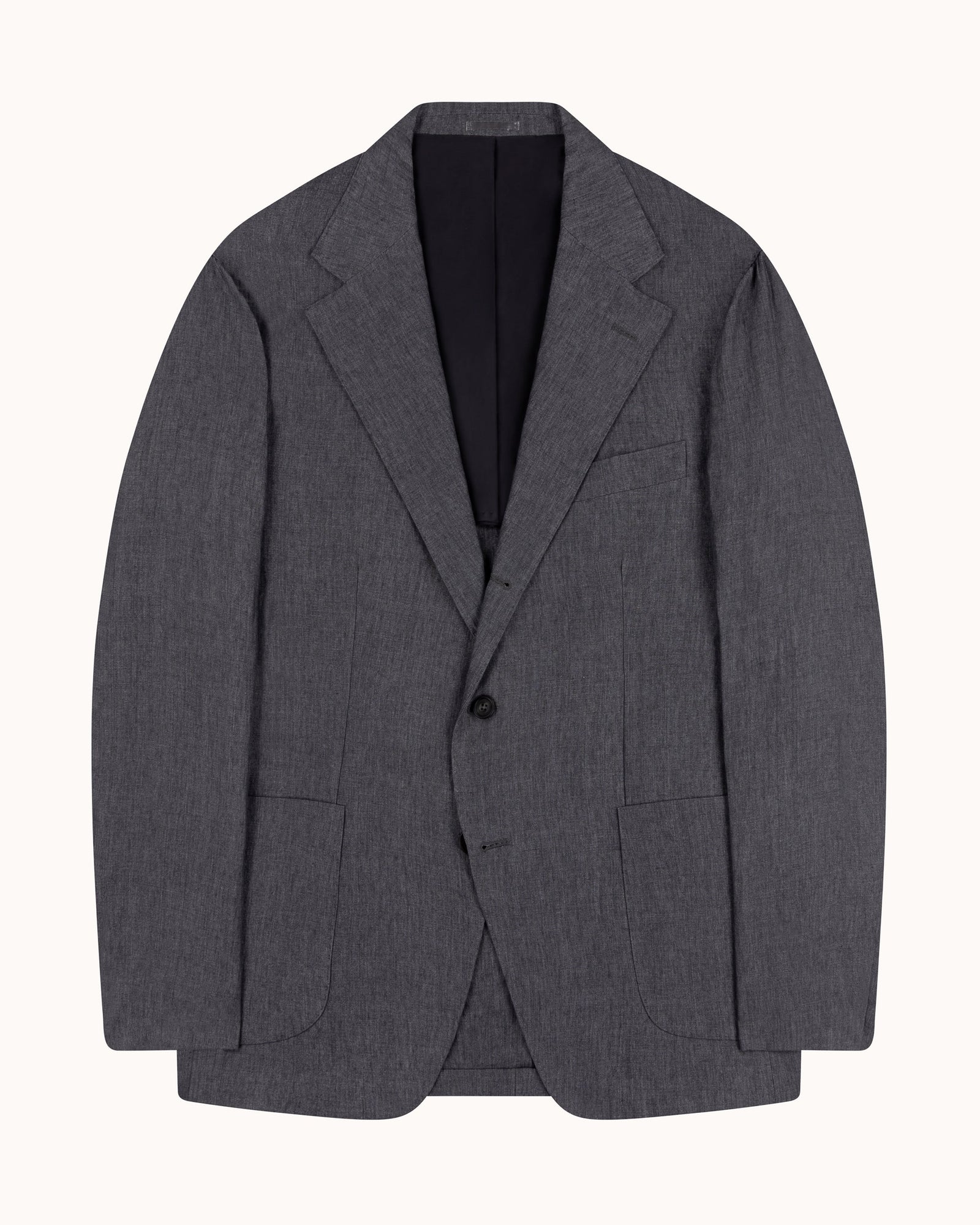 Sport Jacket Grey High Twist Linen