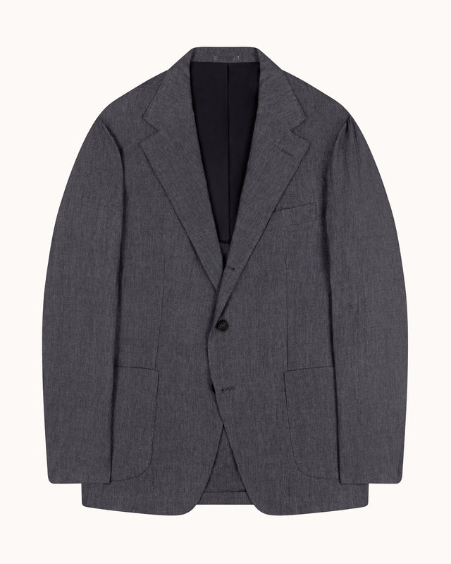 Sport Jacket - Grey High Twist Linen