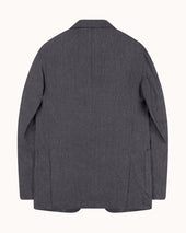 Sport Jacket Grey High Twist Linen