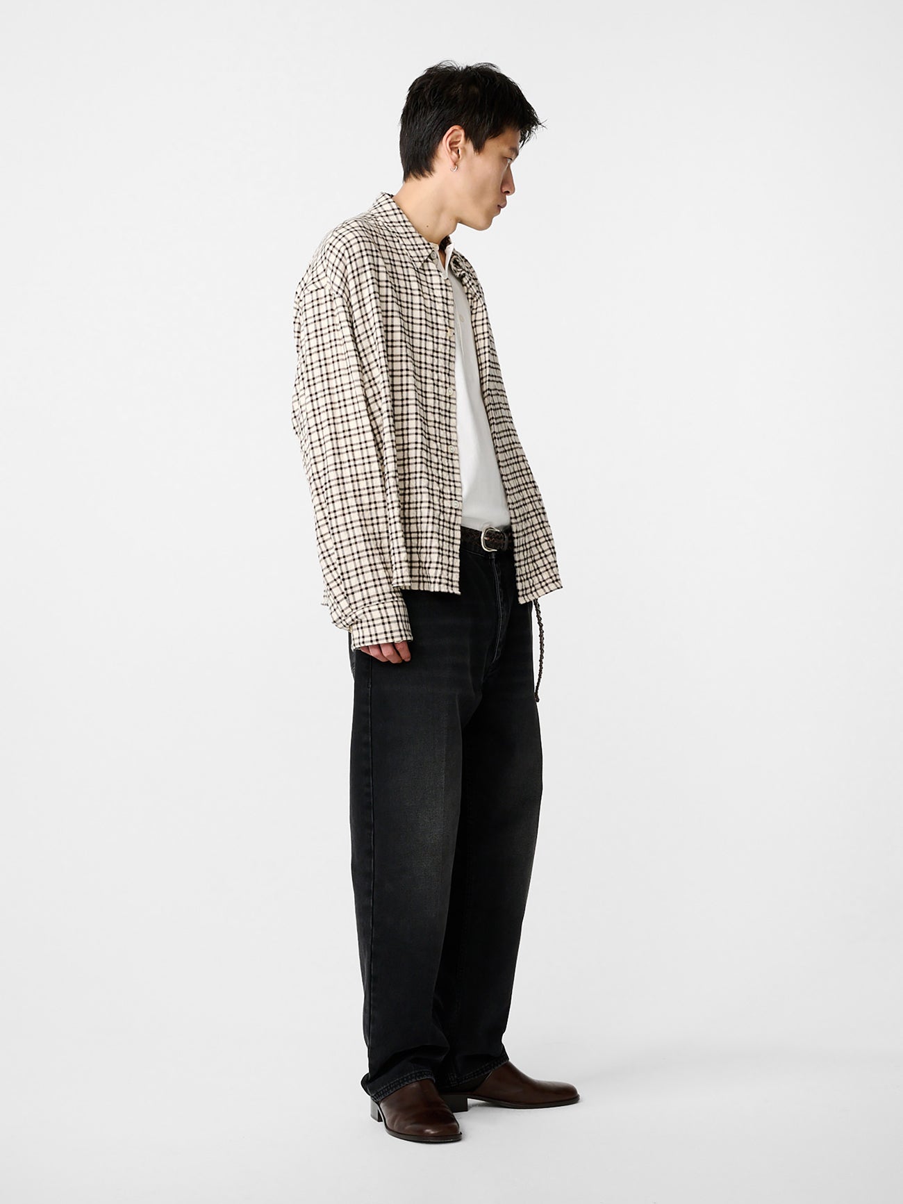 Nostra Shirt In Canvas Check