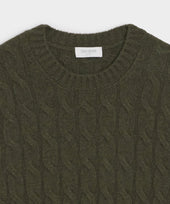 Italian Cashmere Cable Knit Sweater