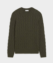 Italian Cashmere Cable Knit Sweater