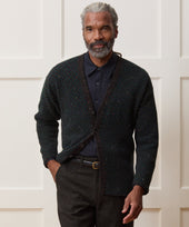 Inis Me In Merino Cashmere V Neck Cardigan In