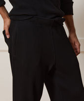 Relaxed Portuguese Cotton Waffle Sweatpant
