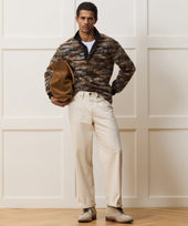 Brushed Wool Rugby Polo