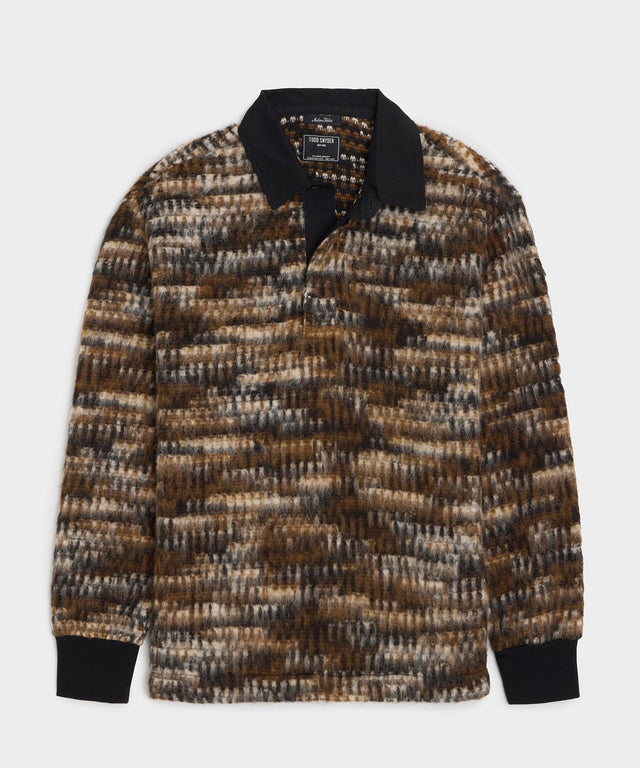 Brushed Wool Rugby Polo