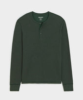 Lightweight Mini Waffle Henley