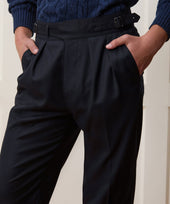 Italian Flannel Gurkha Trouser