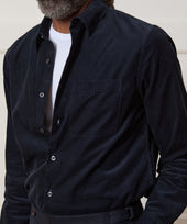 Corduroy Point Collar Shirt