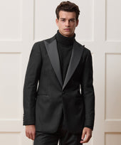 Straight Fit Italian Flannel Tuxedo