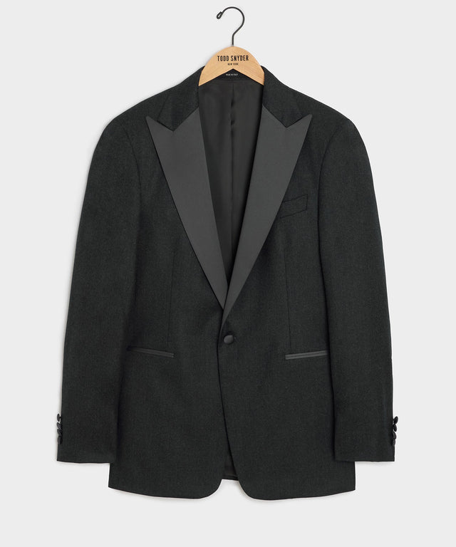 Italian Flannel Tuxedo Jacket
