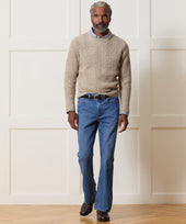 Donegal Cable Knit Sweater