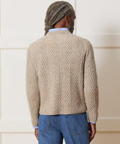 Donegal Cable Knit Sweater