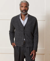 Donegal Cable Knit Cardigan