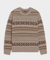 Merino Fair Isle Crewneck Sweater