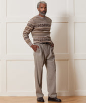 Merino Fair Isle Crewneck Sweater