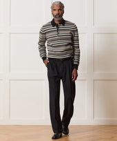 Wool Fair Isle Sweater Polo