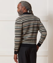 Wool Fair Isle Sweater Polo