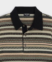 Wool Fair Isle Sweater Polo