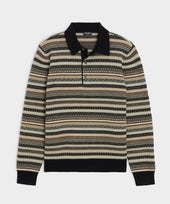 Wool Fair Isle Sweater Polo