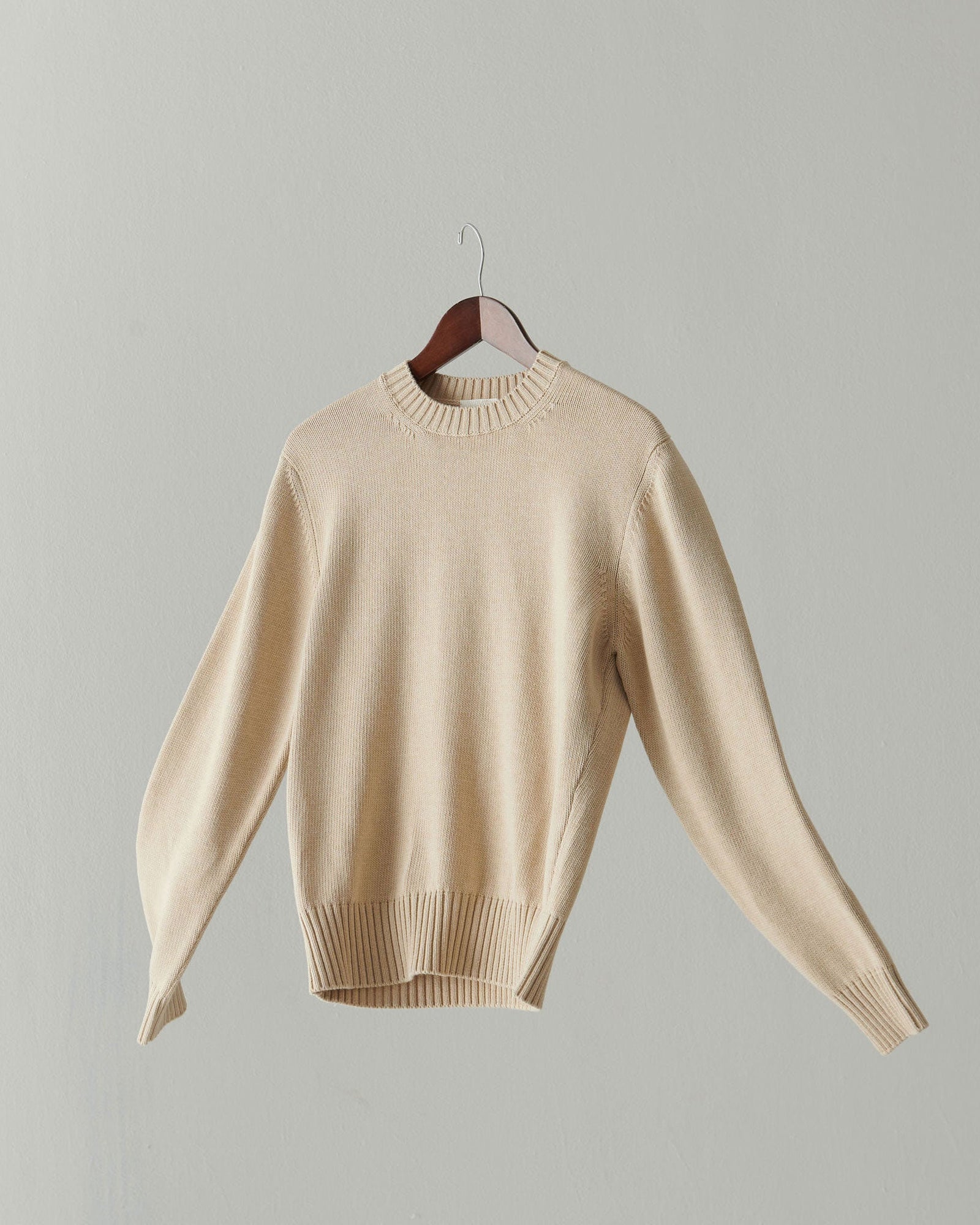 Nonpareil Heavy Crew Neck Crema In Toscana
