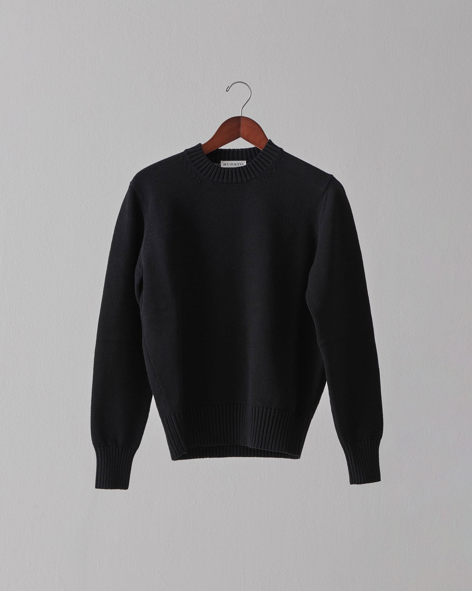 Nonpareil Heavy Crew Neck In Nero