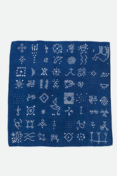 Medium Silk Bandhini Statement Square Silk Scarf