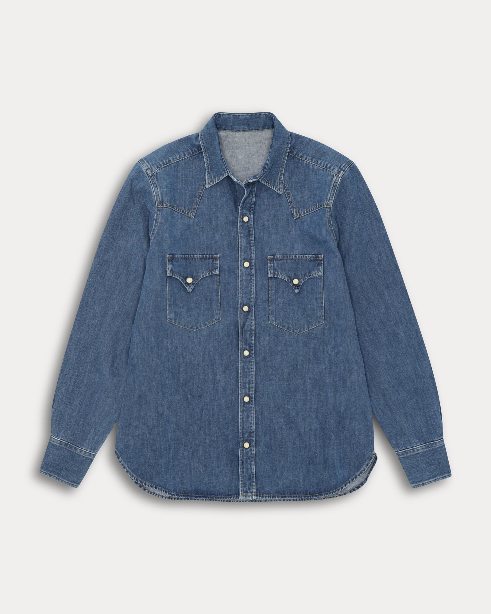 Ntex Camicia Texana In Stone Wash
