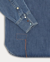 Ntex Camicia Texana In Stone Wash