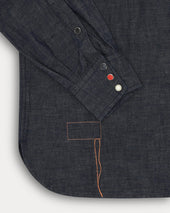 Ntex Camicia Texana In Japan Indigo Rinsed