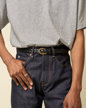 Woven Belt Leather