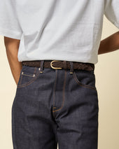 Woven Belt Suede