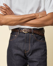 Woven Belt Leather