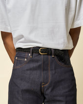 Woven Belt Suede