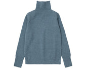 Navy Turtleneck Light Indigo
