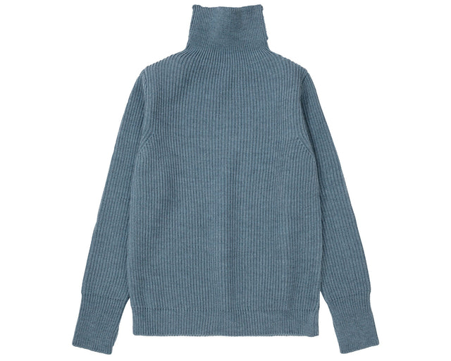 Navy Turtleneck Light Indigo