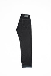 NW1 Relaxed Straight Rinsed 'Stay Black' 14.5oz Italian Selvedge Mens Jeans